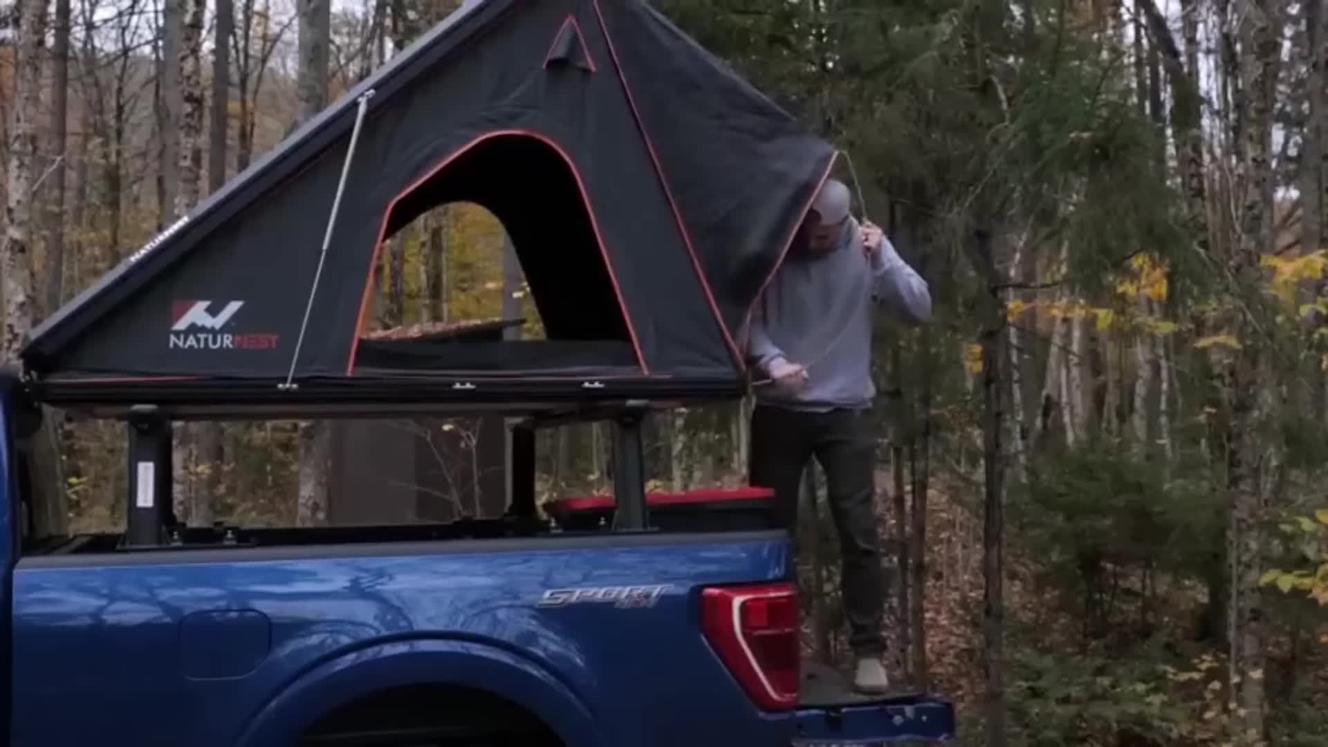Bamer Naturist rooftop tent overview