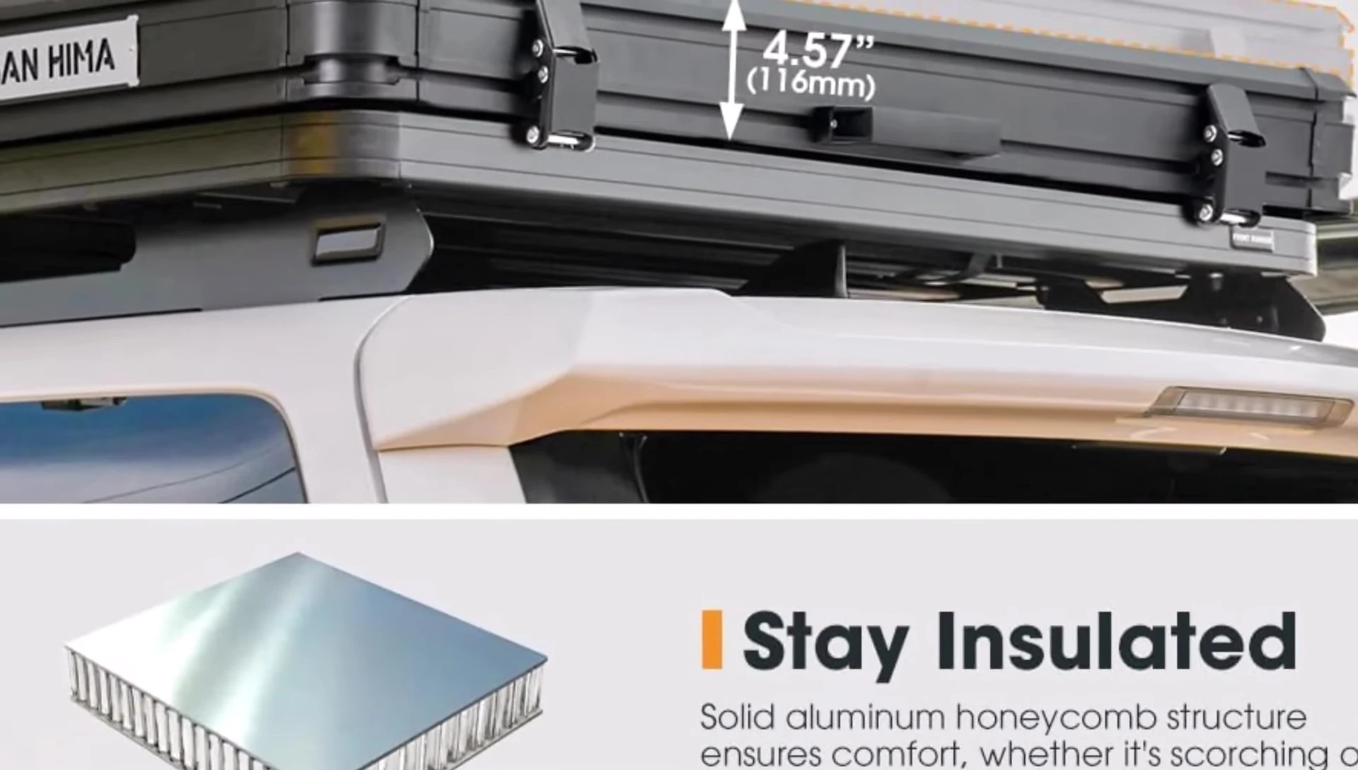 Interior storage and LED lighting